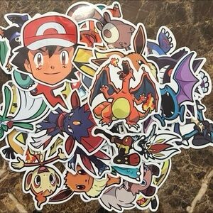 Starter Pokemon Stickers (50 pieces)